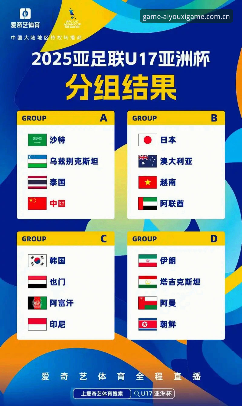 爱游戏注册怎么样 U17世界杯抽签结果全面解析:中国足球青训格局与赛事体验深度观察